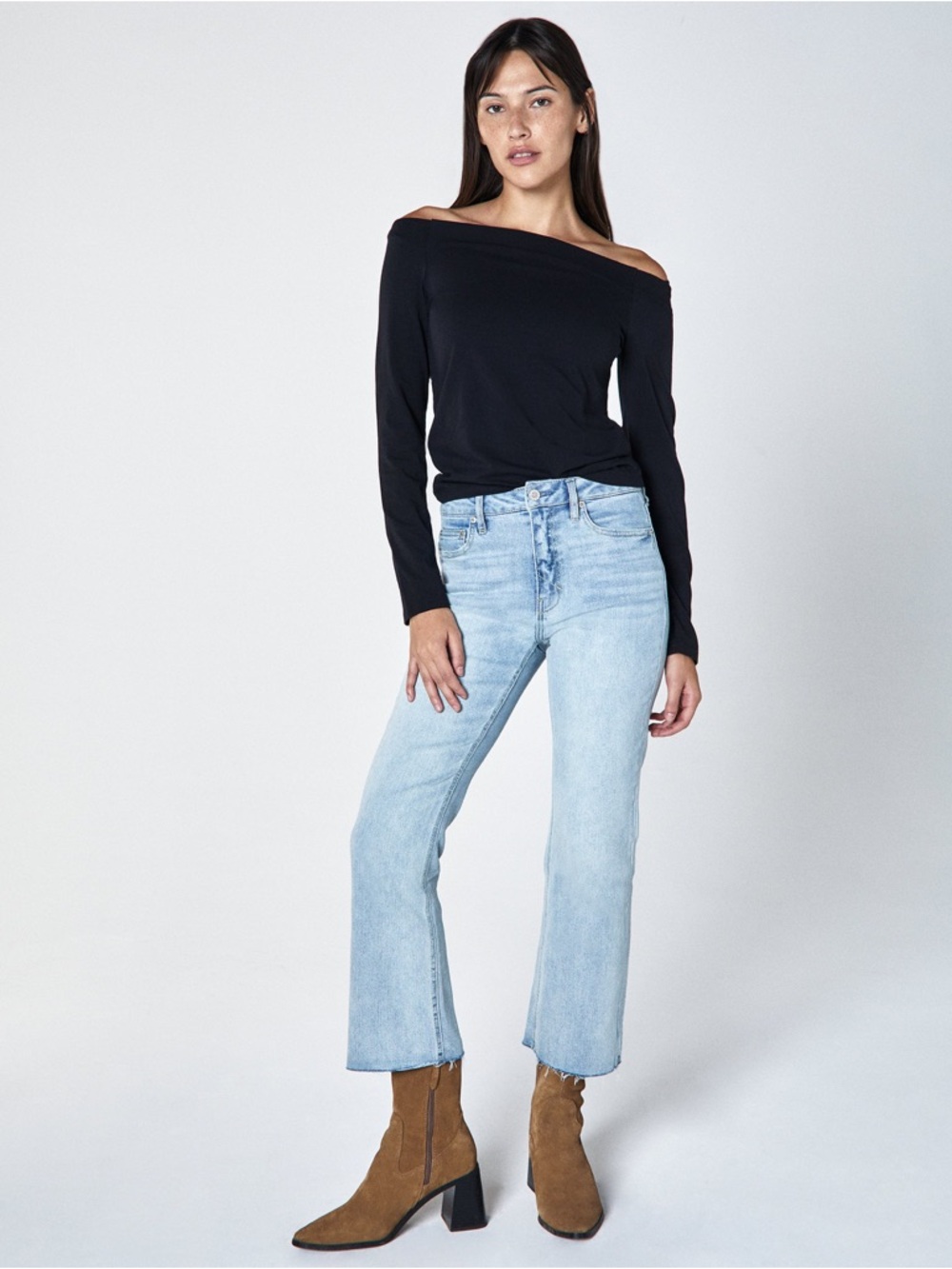 Unpublished Marlow Mid-Rise Cropped Demi Flare in Bend Size 28
